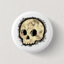 Zoek naar menselijk skelet buttons Schedel