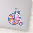 Zoek naar roze fiets stickers Schattig