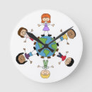 Zoek naar wereld wereldbol klokken Aarde