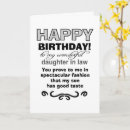 Zoek naar voor schoondochter verjaardagskaarten Vrouw