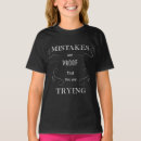Zoek naar met fouten tshirts Citaat