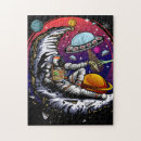Zoek naar astronaut puzzels Universum