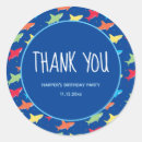 Zoek naar blauwe haai stickers Dier