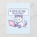 Zoek naar het werk humor briefkaarten Kat