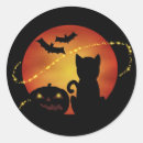 Zoek naar katten silhouet stickers Pompoen