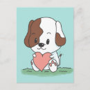 Zoek naar cartoon hart briefkaarten Hond