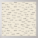 Zoek naar zwarte ogen posters Tekening