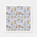 Zoek naar nostalgie servetten Levendig patroon