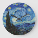 Zoek naar impressionisme klokken Starry night