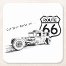 Zoek naar route 66 onderzetters Retro