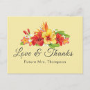 Zoek naar bridal shower kaarten Dank u