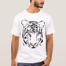 Zoek naar witte tijger tshirts Zwart wit