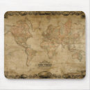 Zoek naar oude wereldkaart muismatten Geschiedenis