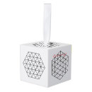 Zoek naar optische illusie kerstdecoratie Geometrisch