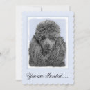 Zoek naar zwarte poedel uitnodigingen Puppy