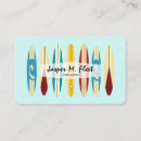 Zoek naar surfplank visitekaartjes Surfboard