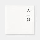 Zoek naar trendy servetten Minimalistisch