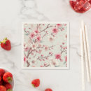 Zoek naar japanse kersenbloesem servetten Roze bloemen