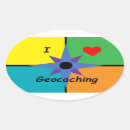 Zoek naar het geocaching stickers Cachegeheugen