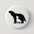 Zoek naar wolven buttons Wolf