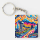Zoek naar psychedelic sleutelhangers Retro