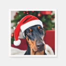 Zoek naar doberman servetten Kerstmis