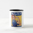 Zoek naar vrouwen mokken Rosie de riveter
