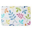 Zoek naar veelkleurig badmatten Bladpatroon