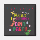 Zoek naar dinosaurus magneten Eerste verjaardag