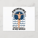 Zoek naar grappig zwemmen briefkaarten Duiken