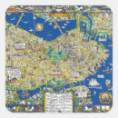 Zoek naar oude kaart stickers Vintage