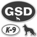 Zoek naar duitse herdershond stickers Gsd