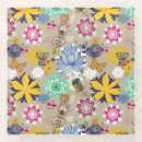 Zoek naar retro stijl onderzetters Abstract