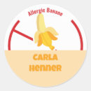 Zoek naar banaan stickers Allergie