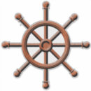 Zoek naar schepen stickers Scheepsrad