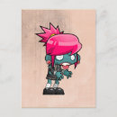 Zoek naar schattige monsters briefkaarten Zombie
