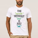 Zoek naar aarde tshirts Typografie