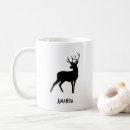 Zoek naar herten silhouet mokken Winter
