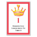 Zoek naar kroon tafelkaarten Koningin