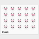 Zoek naar gekke gezichten stickers Schattig