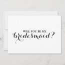Zoek naar bridal party verzoek kaarten Bridesmaid
