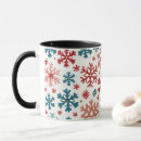 Zoek naar sneeuwvlokken mokken Kerstmis