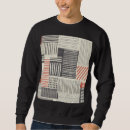 Zoek naar geometrische patronen kleding Illustratie