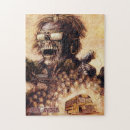 Zoek naar zombie puzzels Gruwel