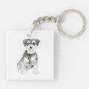 Zoek naar miniatuur schnauzer sleutelhangers Hond