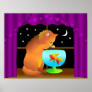 Zoek naar cartoon goudvis posters Dier