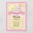 Zoek naar roze limonade uitnodigingen Geel