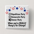 Zoek naar democratische partij buttons Politiek