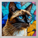 Zoek naar katten portret posters Dier