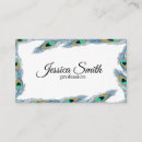 Zoek naar peacock feather visitekaartjes Eenvoudig